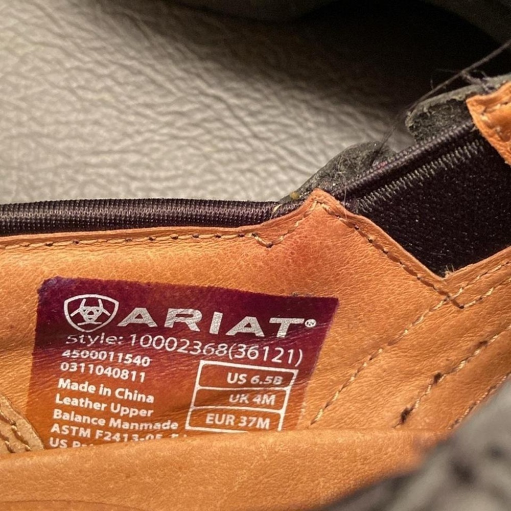 Ariat Work Steel Toe Safety Clog Women's 6.5B Black Leather‎ Slip Oil Resistant - Picture 4 of 5